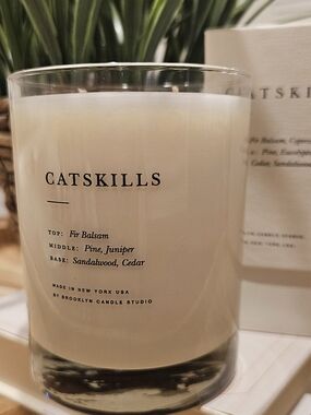 Brooklyn Candle Studio CATSKILLS Classic 2 Wick Soy Candle Free Gift Wrap New